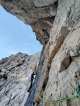 [Moiazza - Cima dei Tre - Via La lotta contro il ragno variante]