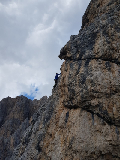 [Catinaccio - Dirupi di Larsec - Via per Spigolo sud ovest]